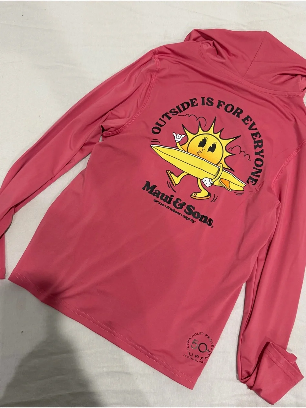 Maui & Sons UPF 50+ Sun Hoodie/ Rash Guard